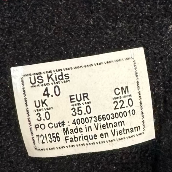 Vans Kids Mickey Mouse Disney Black Gray High-Top Sneakers Size 4 - Picture 2 of 13